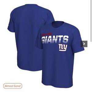 Nike Blue New York Giants Short Sleeve Tee